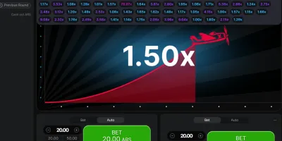 Interfaz de la aplicación 22bet